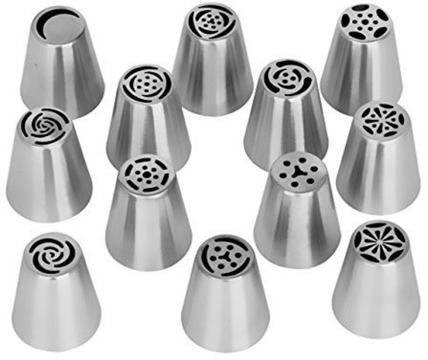 Silver Round Russian Piping Nozzles, For Bakery at Rs 50/piece in Pune