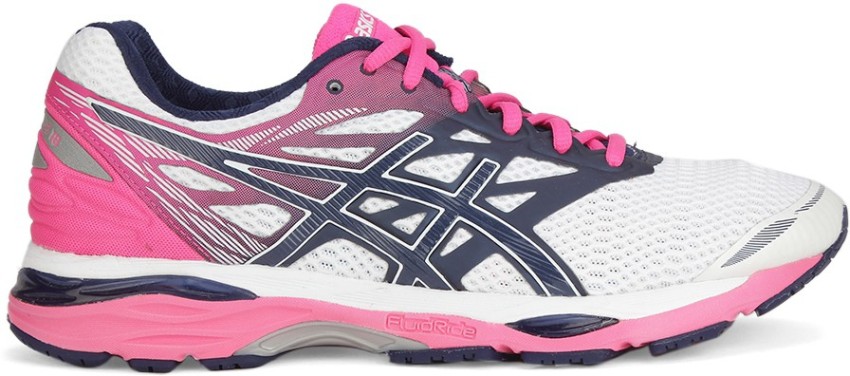 Asics GEL CUMULUS 18 Running Shoes For Women Buy WHITE INDIGO