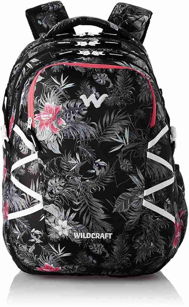 Wildcraft Flora 6 Black 21 L Backpack Black Price in India Flipkart