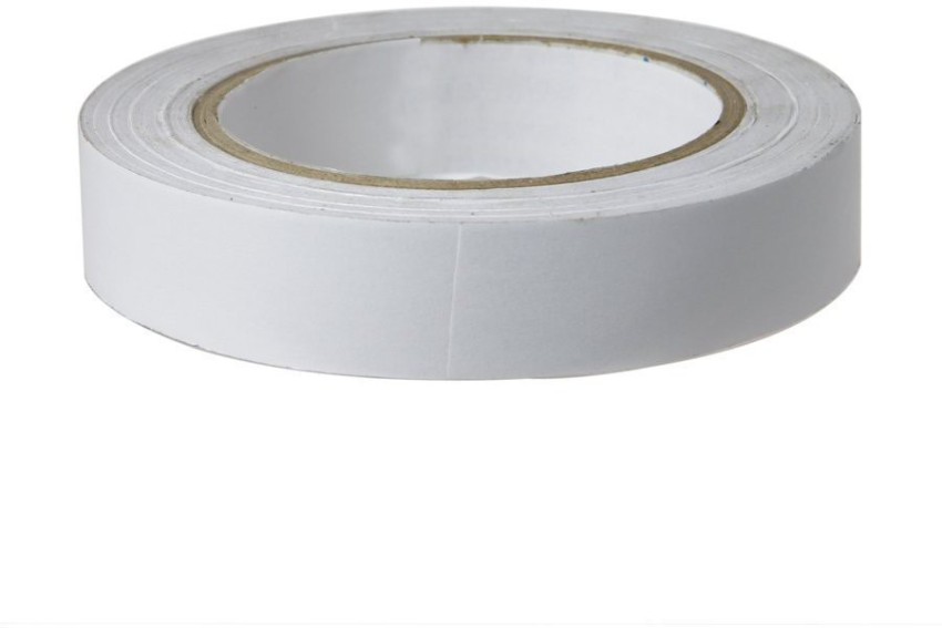 Bapna High Strength Double Side Tissue Tape (White, 24 mm, 1-Inch Width x  50 m)