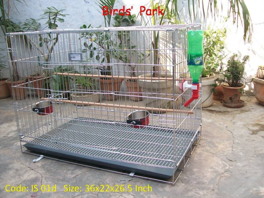 Birds' Park Dog Steel Cage for Labrador Grey Parrot & Cockatoo Dog,  Miniature Pig, Bird, Rabbit, Cat, Ferret, Guinea Pig House Price in India -  Buy Birds' Park Dog Steel Cage for