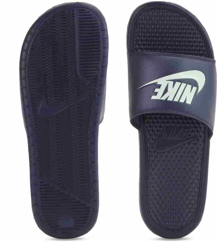 NIKE Men BENASSI JDI Slides Buy MIDNIGHT NAVY WINDCHILL Color