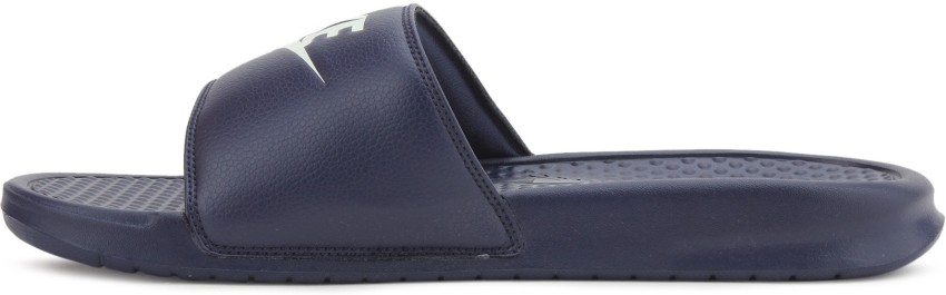 NIKE Men BENASSI JDI Slides Buy MIDNIGHT NAVY WINDCHILL Color