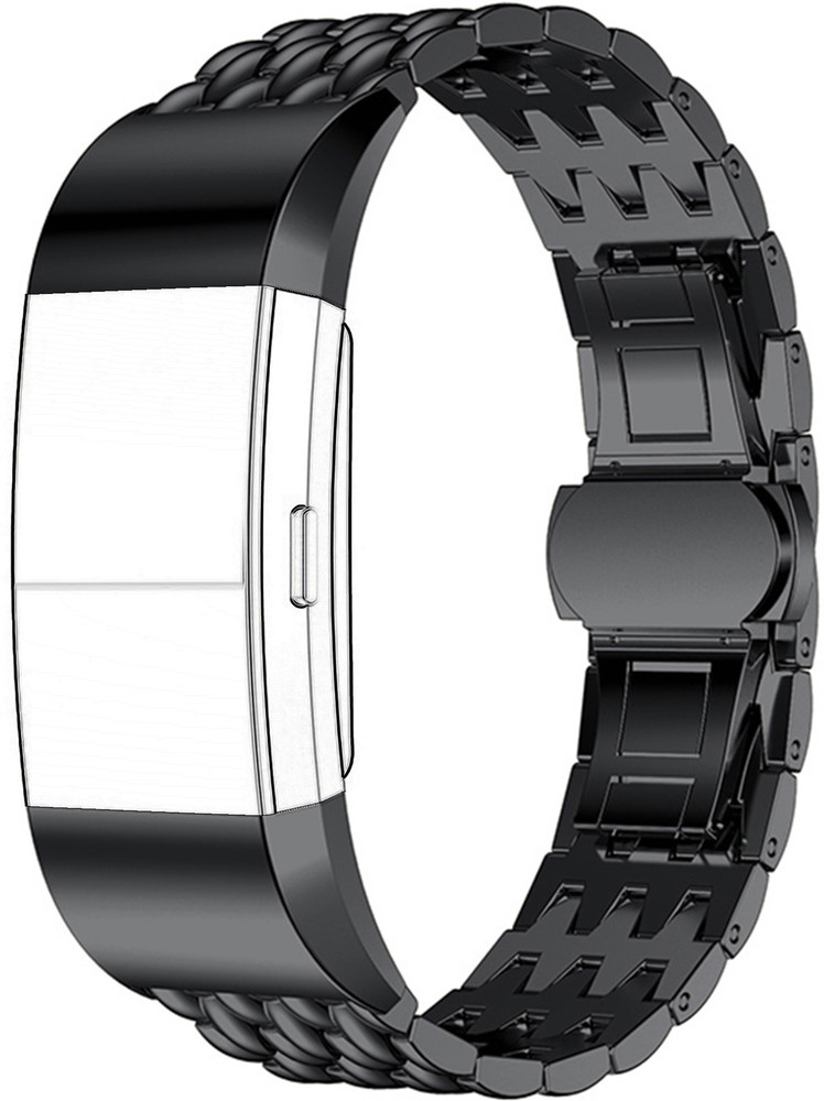 Fitbit metal on sale strap charge 2