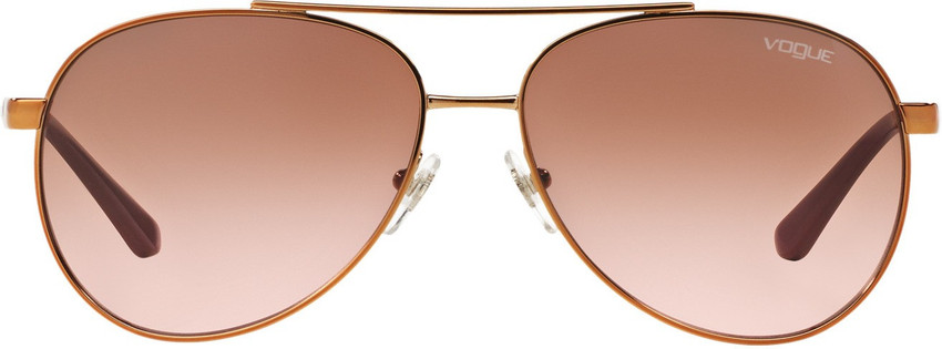 Buy vogue Aviator Sunglasses Brown For Women Online Best Prices in India Flipkart