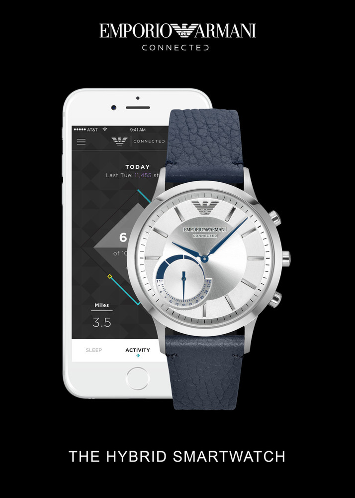 Emporio armani shop hybrid smartwatch price