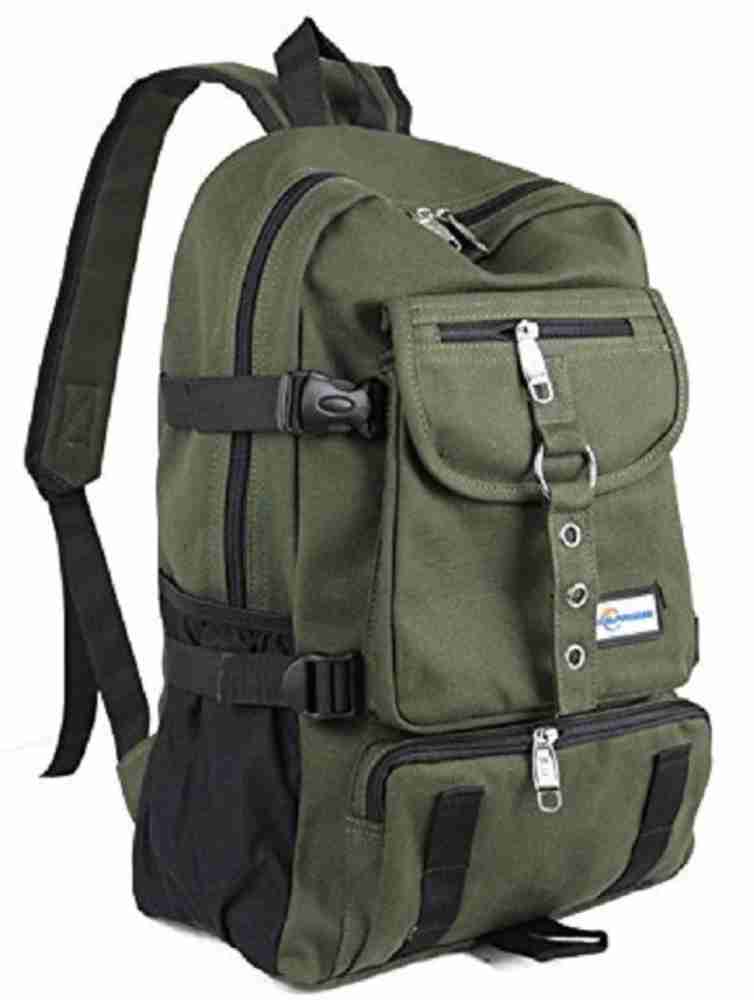 Pocket Front Canvas Backpack - School Backpack — More than a backpack
