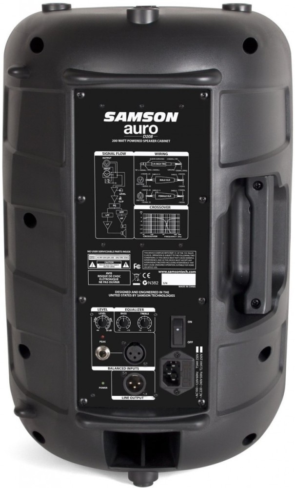 SAMSON AURO - D208 2-way Active Loudspeaker Guitar Processor Price