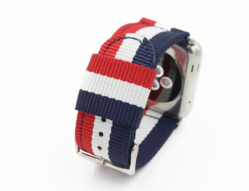 Apple watch band red white blue store