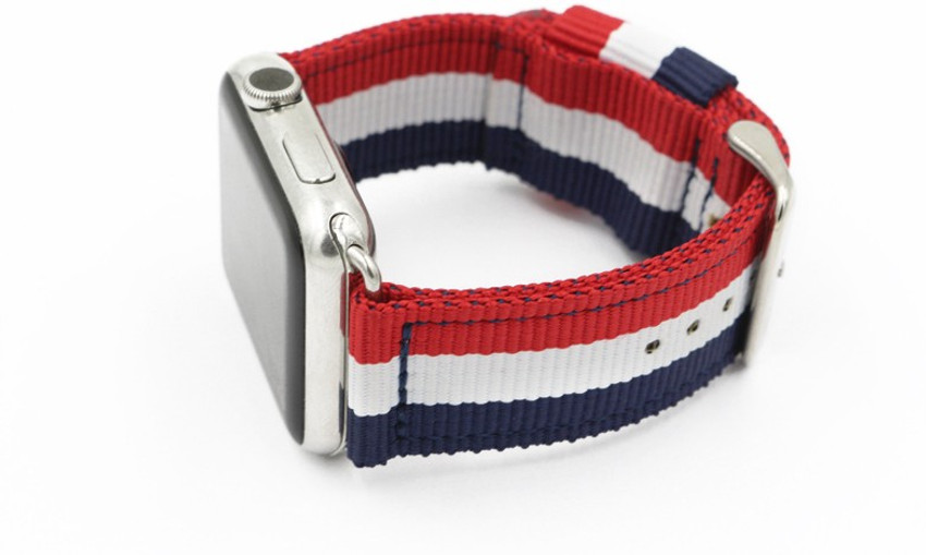 Red white and blue watch band outlet