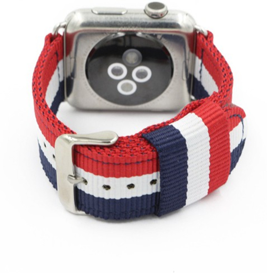 Red white and blue apple watch band sales