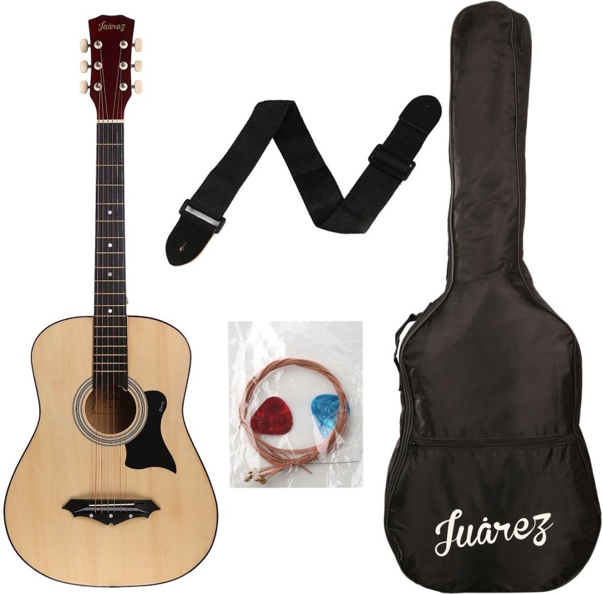 Juarez JRZ38C NAT Acoustic Guitar Linden Wood Ebony Right