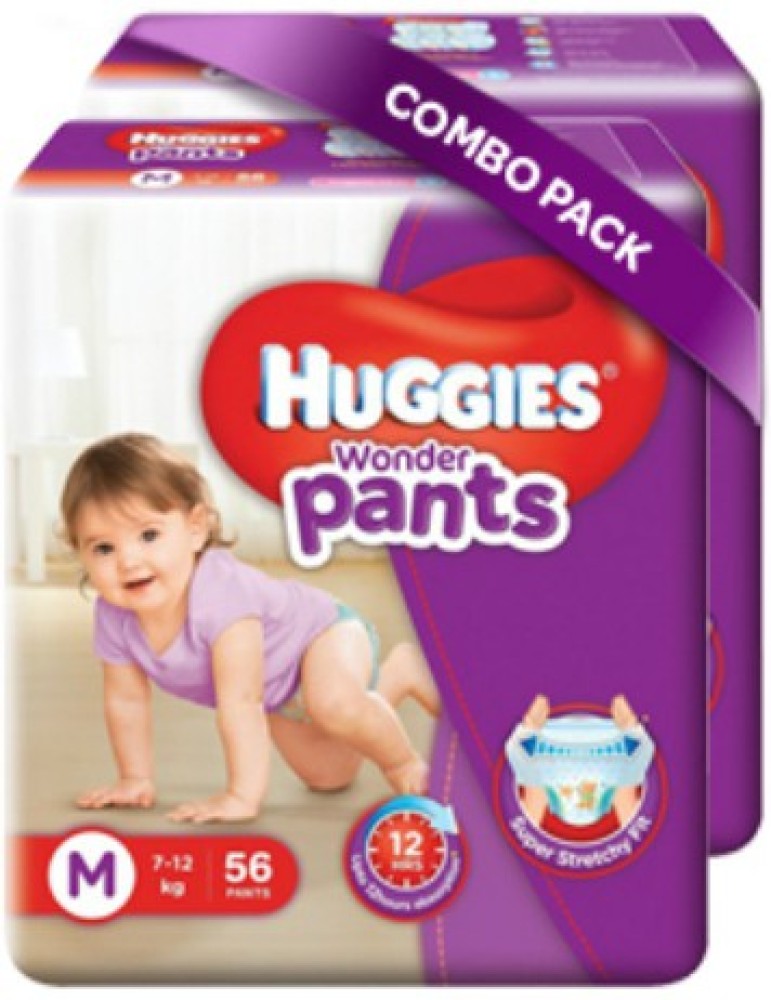 Buy Huggies Wonder Pants L (9 - 14 kg) Pack Of 60 Online | Flipkart Health+  (SastaSundar)