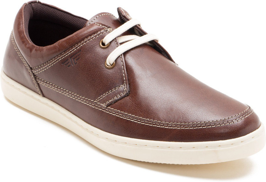 red tape brown casual shoes