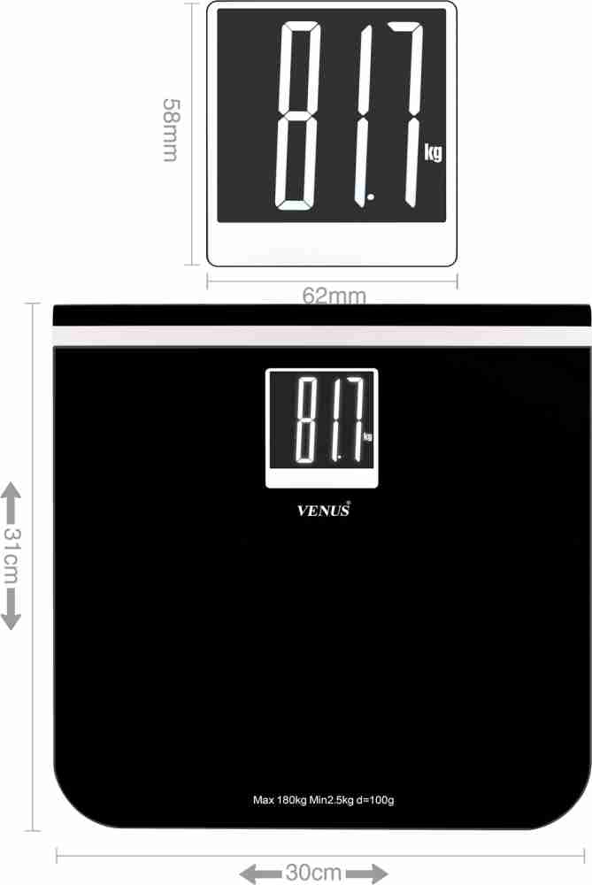 Venus (India) Electronic Digital Personal Bathroom Health Body Weight  Machine Weighing Scales For Human Body