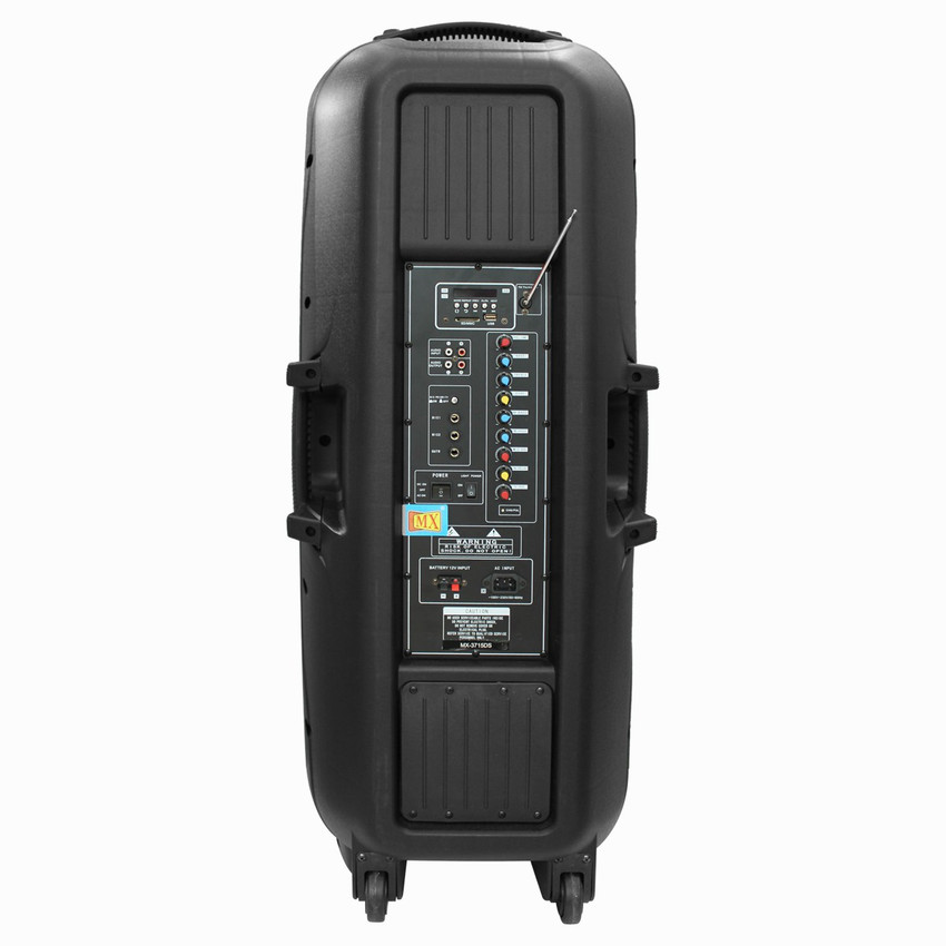 Mx 18 multimedia deals speaker trolley