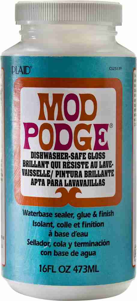 Mod Podge Dishwasher-safe Gloss Glue Sealer & Finish 473 ml (CS25139) 