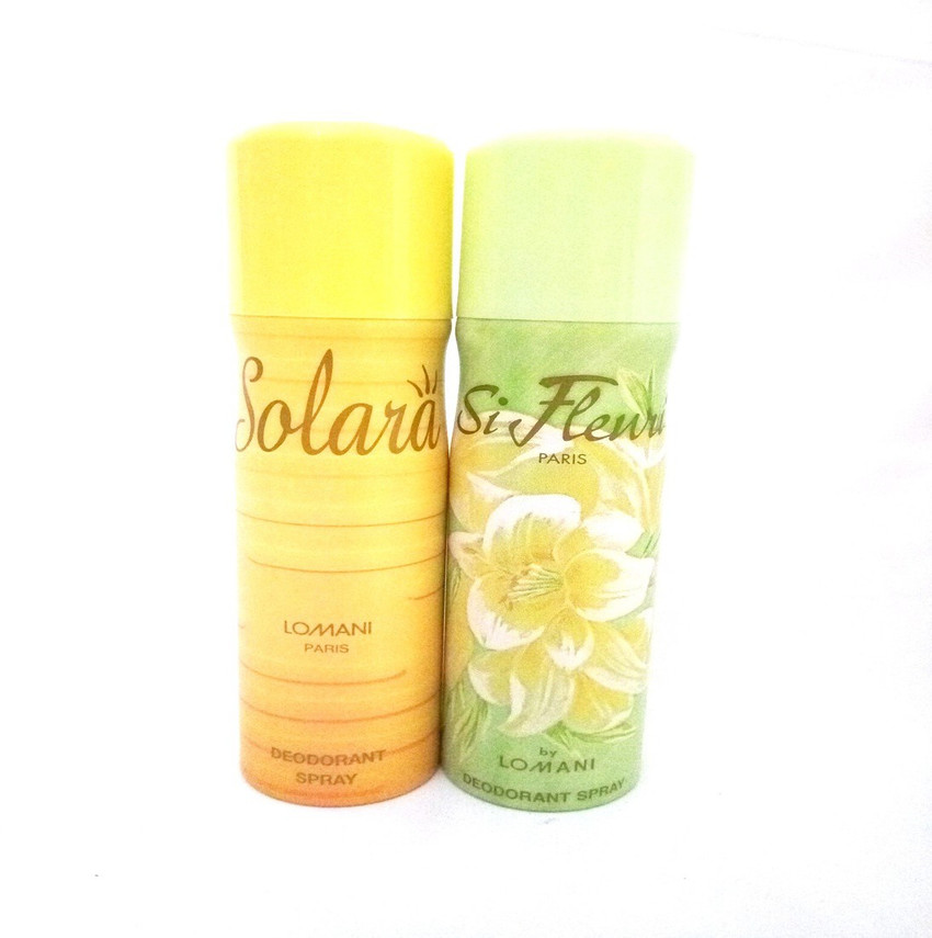 LOMANI Solara and Si Fleuri Deodorant Spray For Women Price in