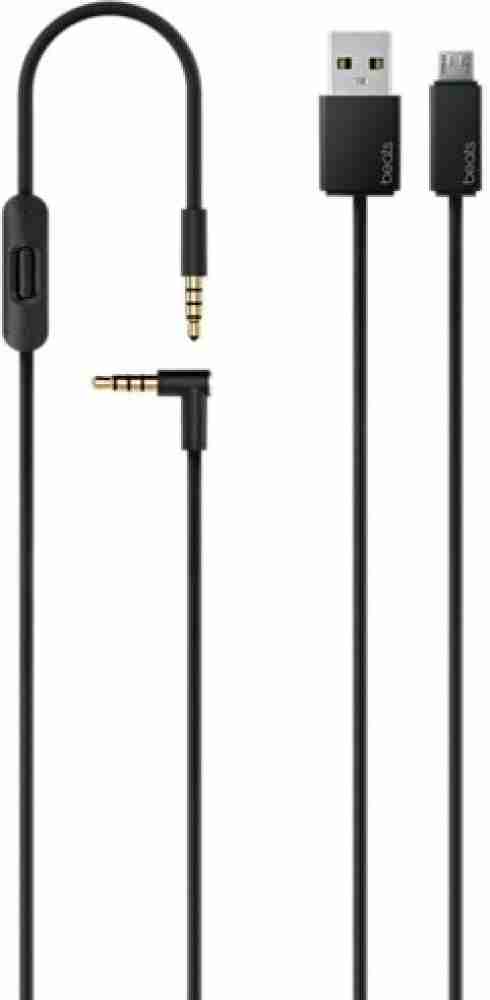 Beats audio cable online black