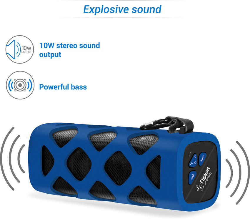 Buy Flipkart SmartBuy 10W Stereo Bluetooth Speaker Online from Flipkart