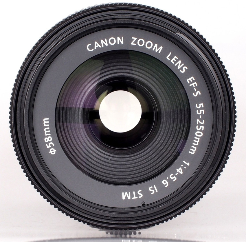 キャノン Canon Zoom Lens EF-S 55-250mm F4-5.6 IS II 前後