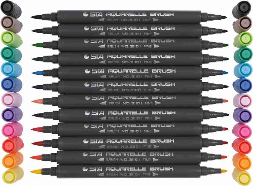 TouchCool Touch Cool White Body Dual Tip Art Marker