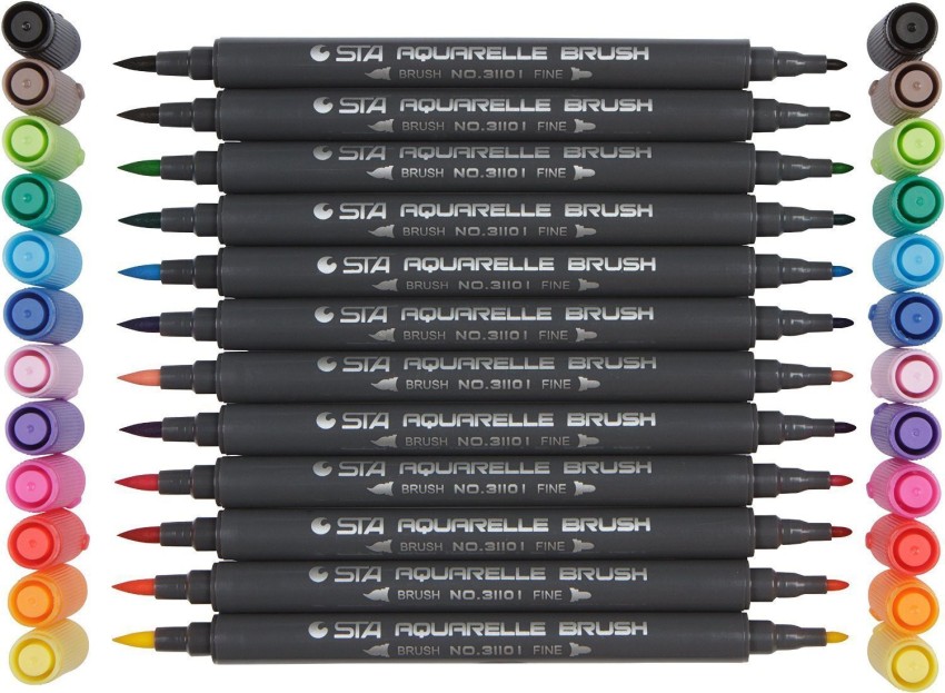 Bianyo Professional Series Alcohol-Based Dual Tip Brush Markers