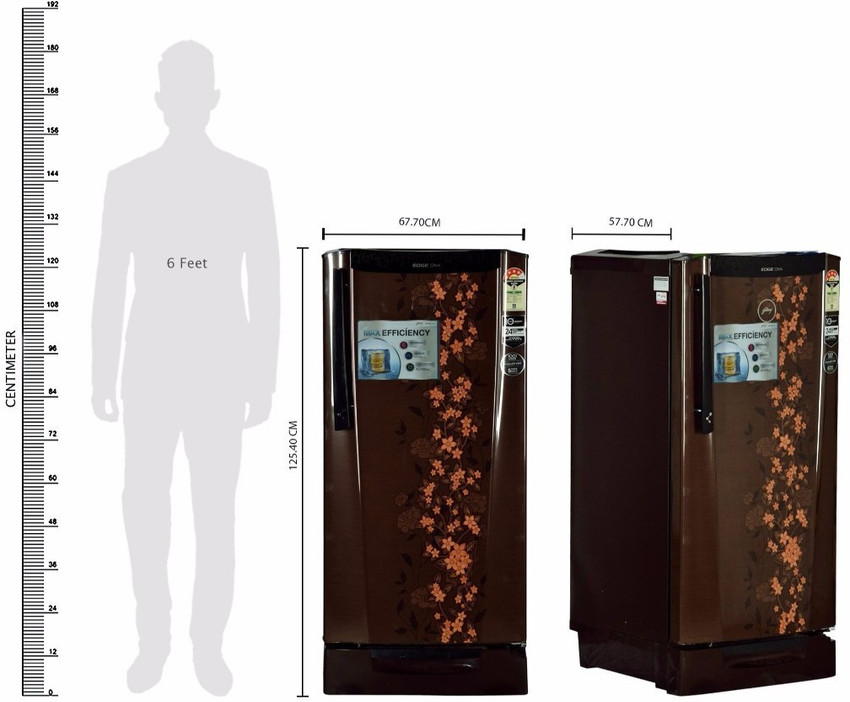 Godrej refrigerator rh sale edge digi 192