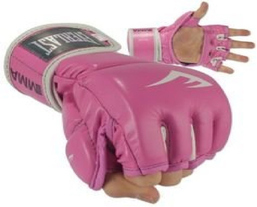 Pink mma gloves sales