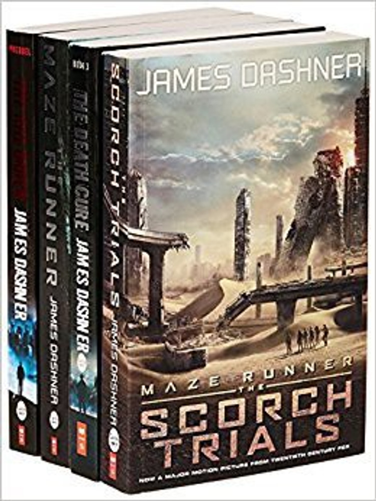 The Maze Runner 4 Book Boxed Set Series Books James Dashner Complete  Collection