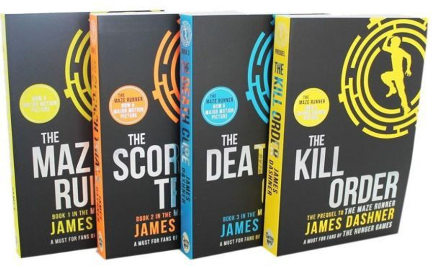 The Maze Runner 4 Book Boxed Set Series Books James Dashner Complete  Collection