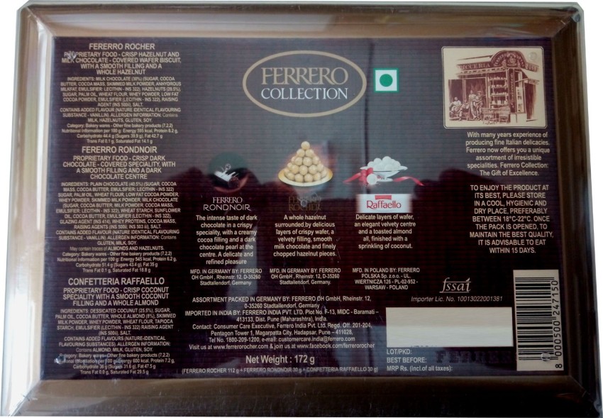 Collection Ferrero Rocher 15 pièces 172G