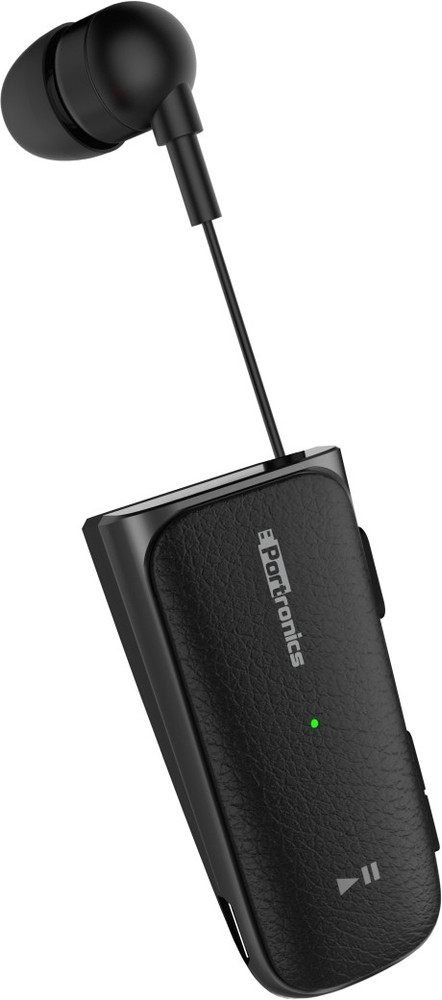 Portronics POR 811 Harmonics Klip II Retractable In Ear Earphones for Music Calls Black Bluetooth Price in India Buy Portronics POR 811 Harmonics Klip II Retractable In Ear Earphones for Music Calls B...