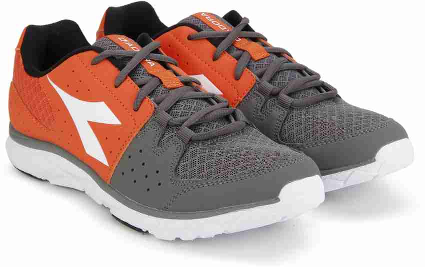 DIADORA HAWK 7 Running Shoes For Men Buy VERMILLION ORANGE STEEL G Color DIADORA HAWK 7 Running Shoes For Men Online at Best Price Shop Online for Footwears in India Flipkart