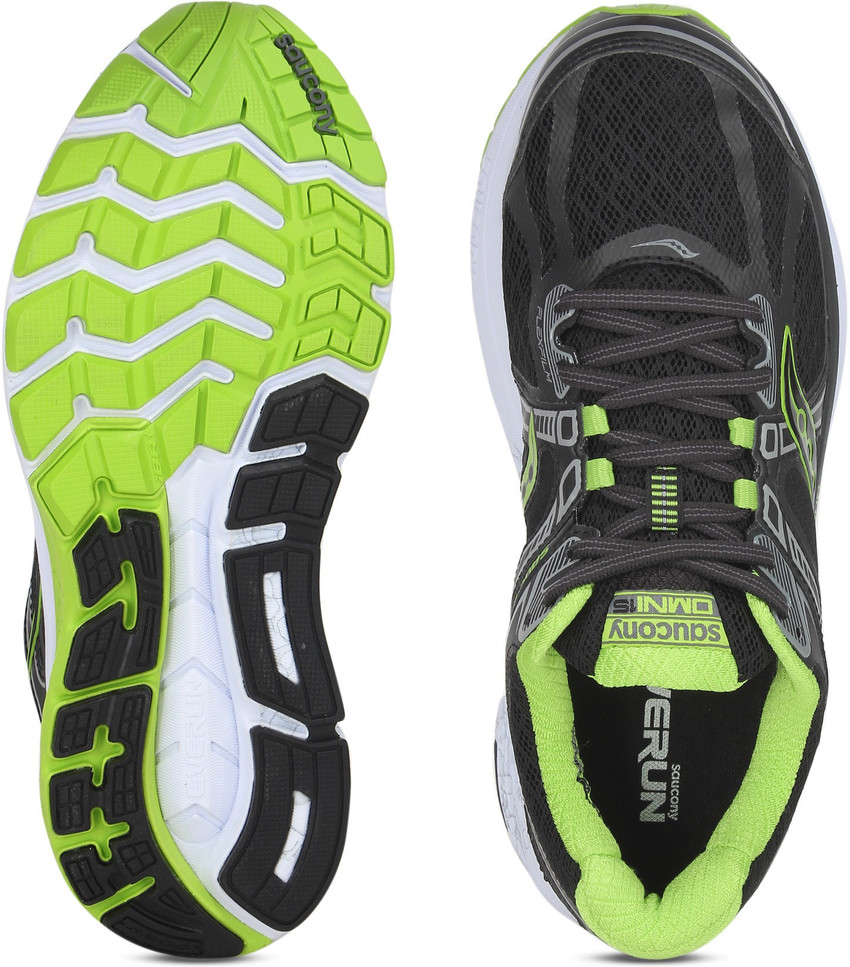 SAUCONY OMNI 15 Running Shoes For Men Buy BLK LIM Color SAUCONY OMNI 15 Running Shoes For Men Online at Best Price Shop Online for Footwears in India Flipkart