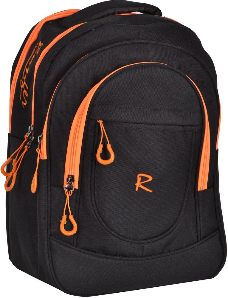 Orange school backpack online