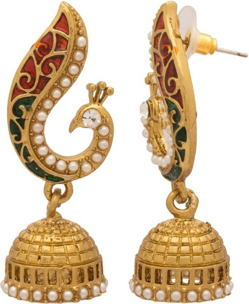 Jhumka design in gold on sale 2019