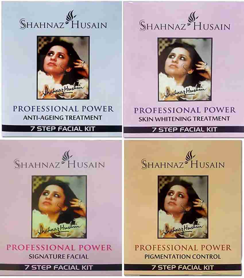 Shahnaz Husain Anti Aging Signature Skin Whitening Pigmentation control kit Combo