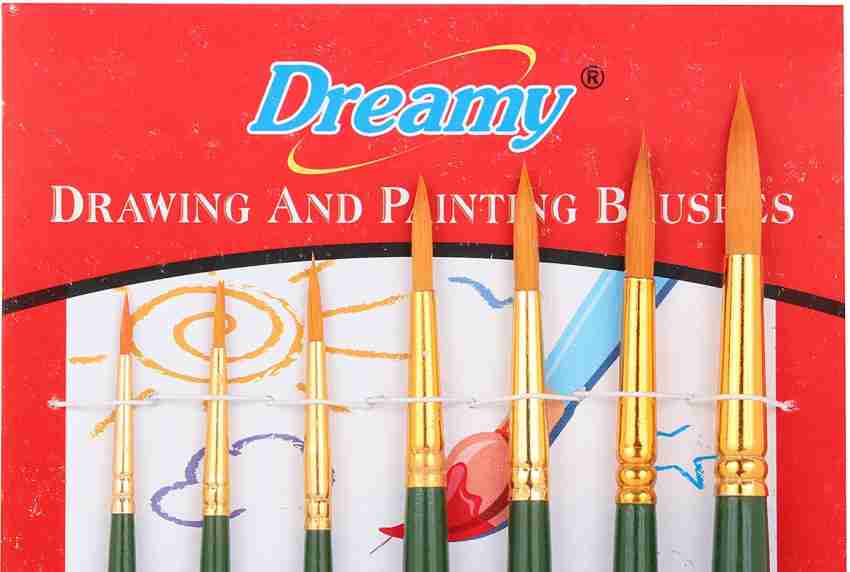 Dreamy Drawing Brush Set Round 7 Pcs 