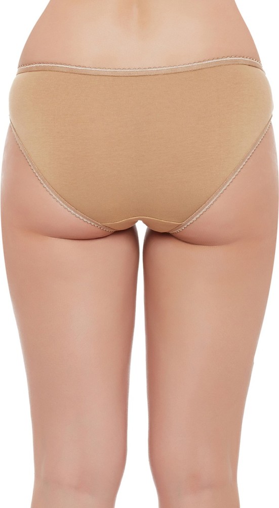 Clovia Women Bikini Beige Panty - Buy Clovia Women Bikini Beige Panty  Online at Best Prices in India