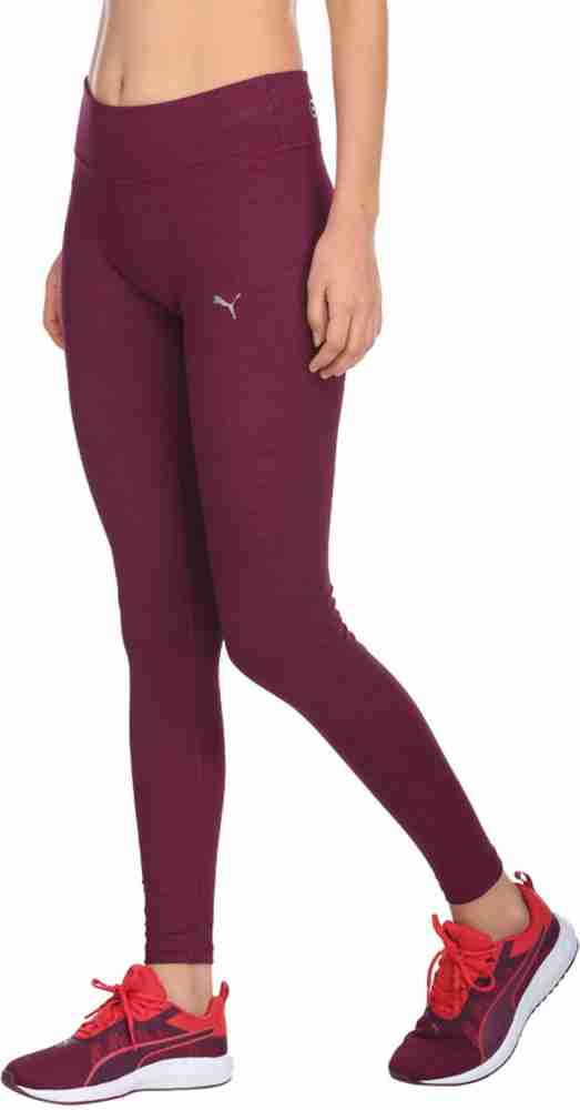 PUMA Solid Women Purple Tights - Buy PUMA Solid Women Purple