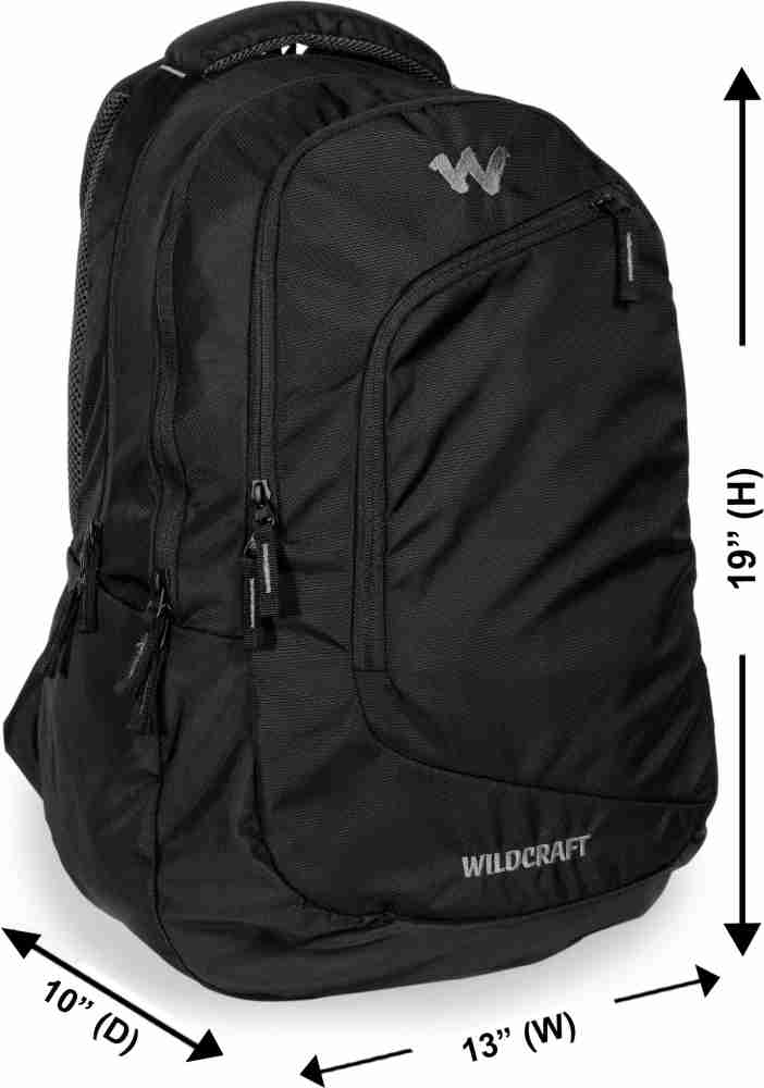 Black wildcraft bags best sale