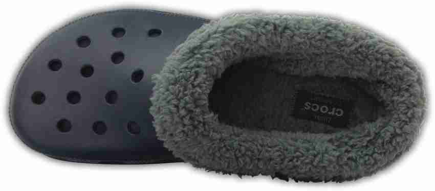 Mens clearance furry crocs