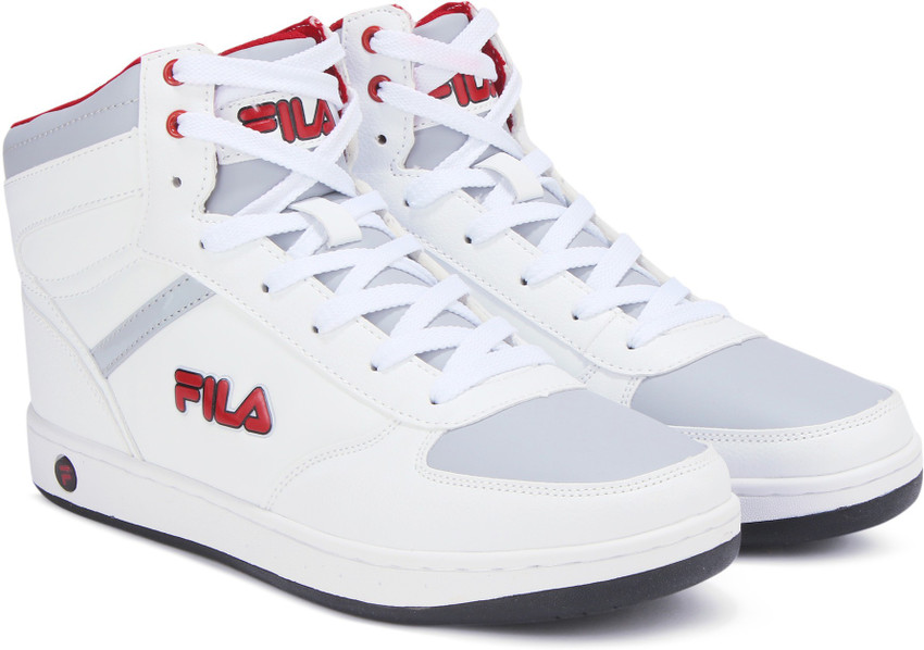 Fila mid 2025 ankle sneakers white