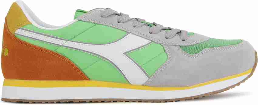 DIADORA K RUN II Running Shoes For Men Buy VIBRANT GREEN ORANGE POPS Color DIADORA K RUN II Running Shoes For Men Online at Best Price Shop Online for Footwears in India