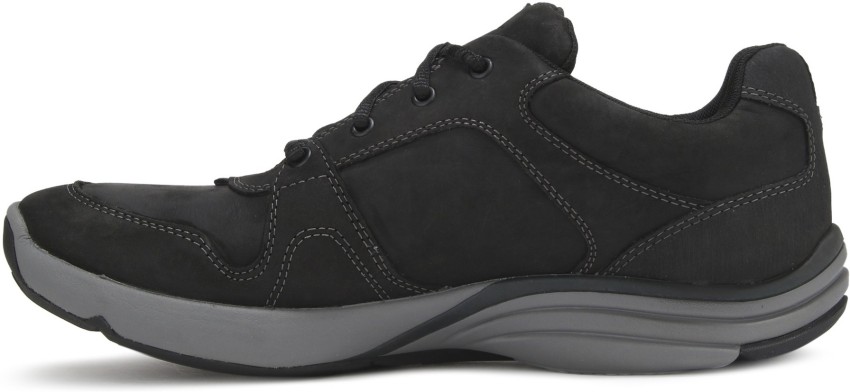 CLARKS Wave Port Black Nubuck Casual For Men Buy Black Color