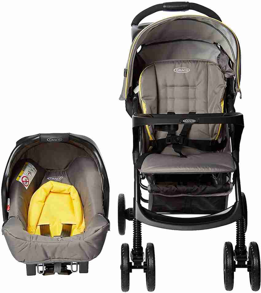 Yellow travel system on sale