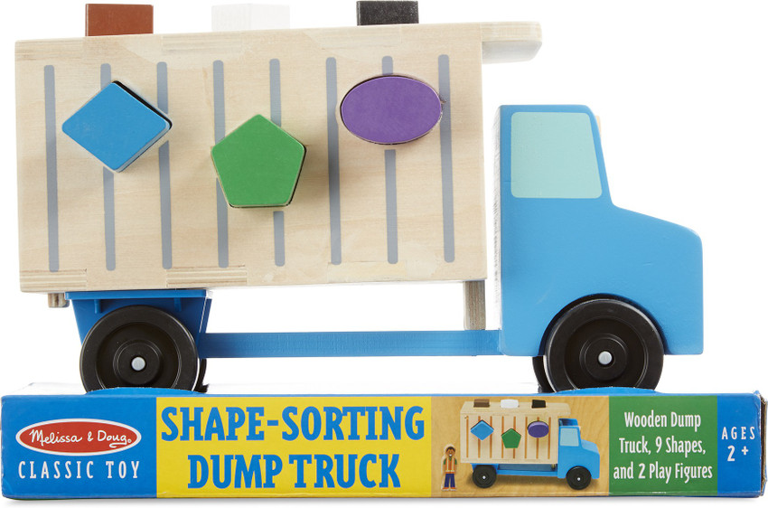MELISSA DOUG Shape Sorting Dump Truck Shape Sorting Dump Truck