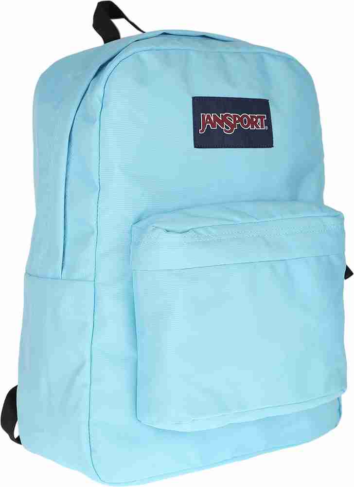 Pale blue jansport backpack sales
