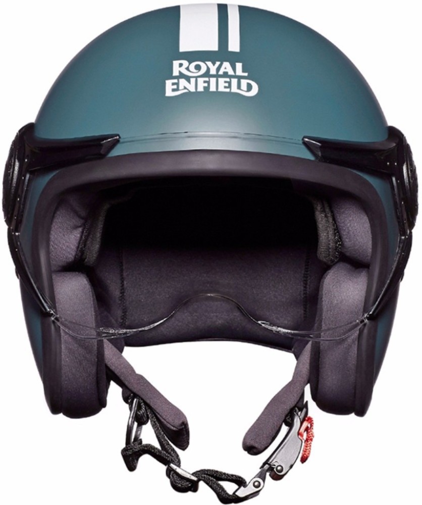 ROYAL ENFIELD Thick and Thin Stripe Motorbike Helmet Buy ROYAL